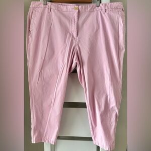 Talbots Pink Straight Leg “Girlfriend Chinos”